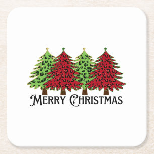 Dessous De Verre Carré Joyeux Noël