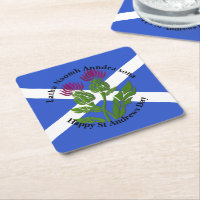Joyeux St Andrews Jour Chardon & Drapeau