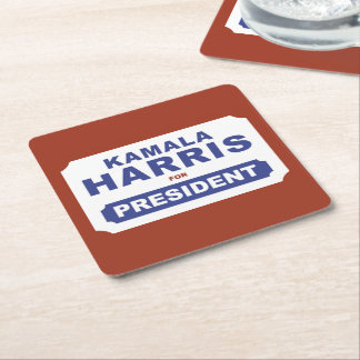 DESSOUS DE VERRE CARRÉ KAMALA HARRIS PRÉSIDENTE !