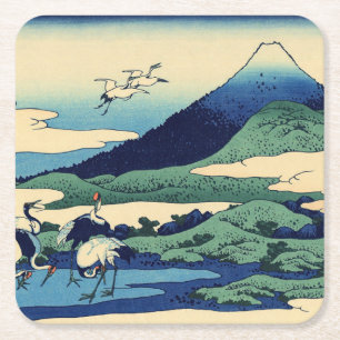 Dessous De Verre Carré Katsushika Hokusai - Umegawa dans la province de S