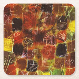 Dessous De Verre Carré Klee - Cosmic Composition