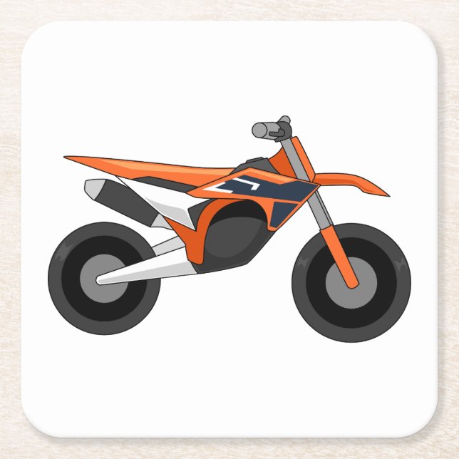 Dessous De Verre Carré KTM 450 SX-F simple style (Devant)