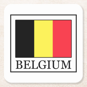 Dessous De Verre Carré La Belgique