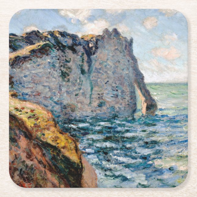 Dessous De Verre Carré La falaise d'Aval, Monet (Devant)