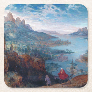 Dessous De Verre Carré La fuite en Egypte, Pieter Bruegel