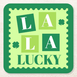 Dessous De Verre Carré La La Lucky Saint-Patrick