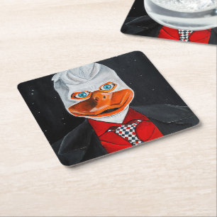 Dessous De Verre Carré La peinture du canard par Alfred Fox