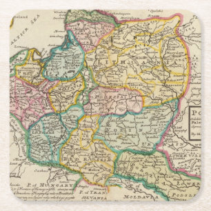 Dessous De Verre Carré La Pologne 6 2