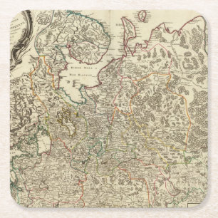 Dessous De Verre Carré La Russie et l'Europe