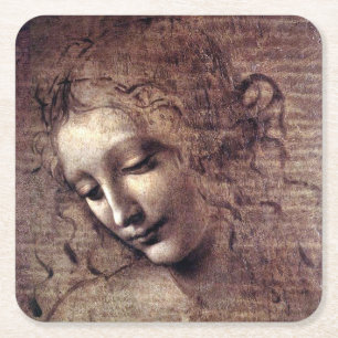 Dessous De Verre Carré La Scapigliata - da Vinci - c1508
