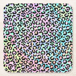 Dessous De Verre Carré La série Léopard Iridescent Design 5