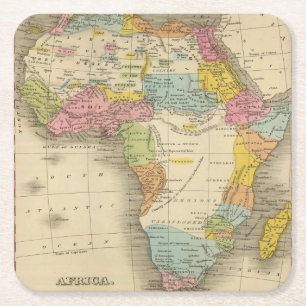 Dessous De Verre Carré L'Afrique 27