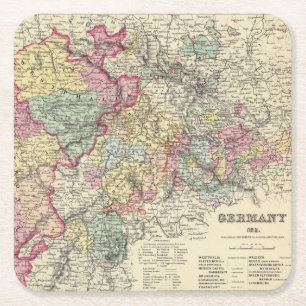 Dessous De Verre Carré L'Allemagne de l'Ouest 2