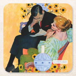 Dessous De Verre Carré L'amour meurt lentement