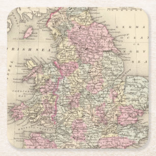 Dessous De Verre Carré L'Angleterre, Pays de Galles 5