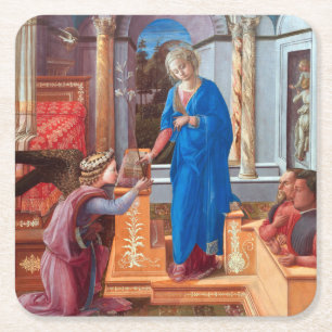 Dessous De Verre Carré L'Annonciation, Filippo Lippi, 1440