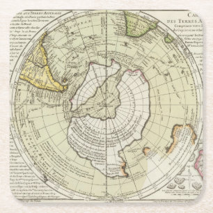 Dessous De Verre Carré L'Antarctique 4