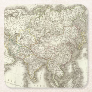 Dessous De Verre Carré L'Asie - l'Asie
