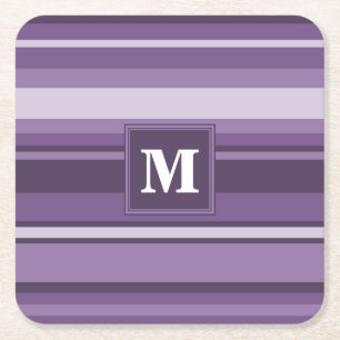 Dessous De Verre Carré Lavande monogramme