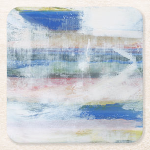 Dessous De Verre Carré Laver blanc II