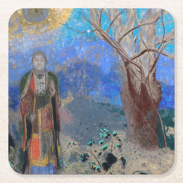 Dessous De Verre Carré Le Bouddha, Redon (Devant)