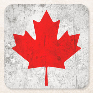 Dessous De Verre Carré Le Canada