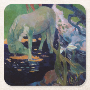 Dessous De Verre Carré Le Cheval Blanc, Gauguin