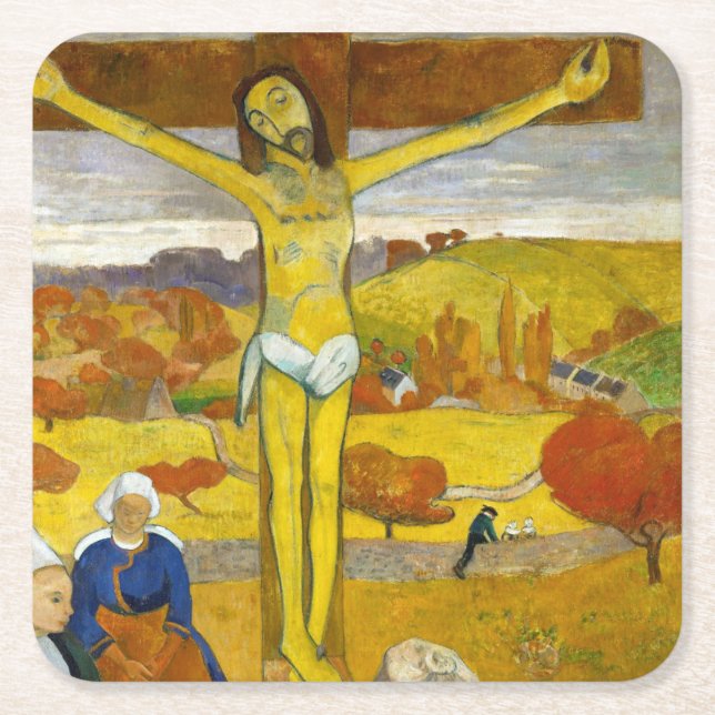 Dessous De Verre Carré Le Christ Jaune, Gauguin (Devant)