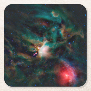 Dessous De Verre Carré Le Complexe Nuageux De Rho Ophiuchi.