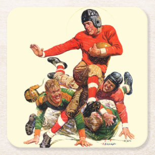 Dessous De Verre Carré Le football d'université