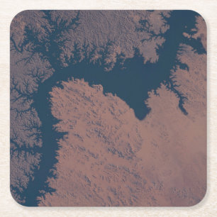 Dessous De Verre Carré Le lac Nasser