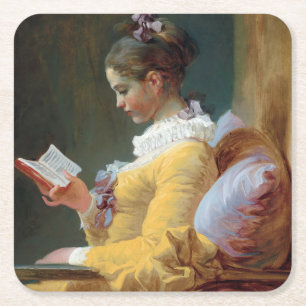 Dessous De Verre Carré Le lecteur, Fragonard