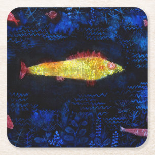 Dessous De Verre Carré Le poisson rouge, Paul Klee