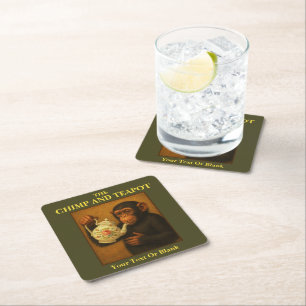 Dessous De Verre Carré Le Pub De Chimp Et Teapot