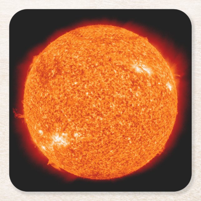 Dessous De Verre Carré Le soleil bouillant (Devant)
