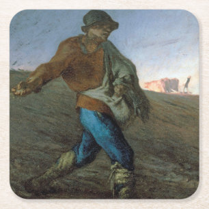 Dessous De Verre Carré Le Sower, Jean-François Millet