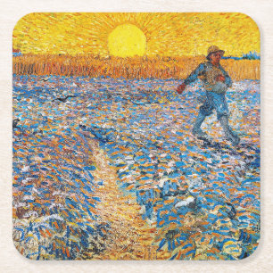 Dessous De Verre Carré Le Sower, Van Gogh