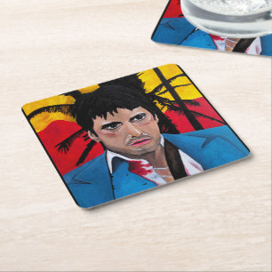 Dessous De Verre Carré Le tableau cubain d'Alfred Fox