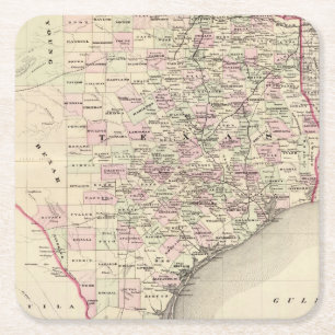 Dessous De Verre Carré Le Texas 12