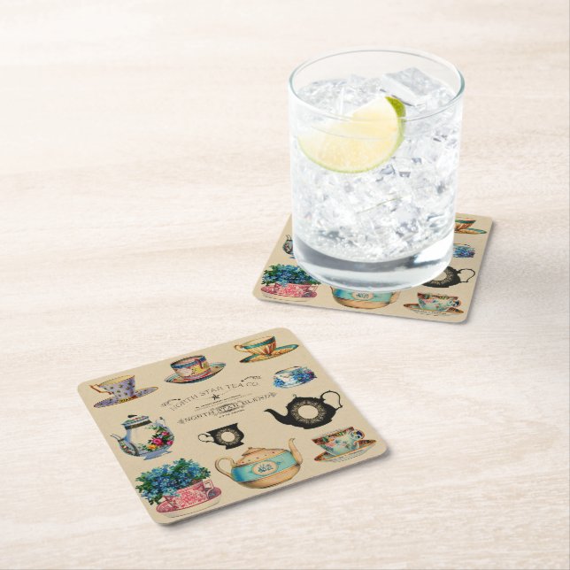 Dessous De Verre Carré Le Thé Rend Tout Mieux (En situation)