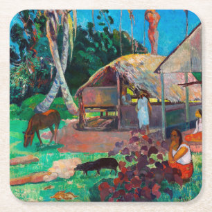 Dessous De Verre Carré Les Cochons Noirs, Gauguin