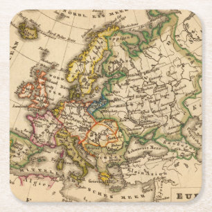 Dessous De Verre Carré L'Europe 12 2