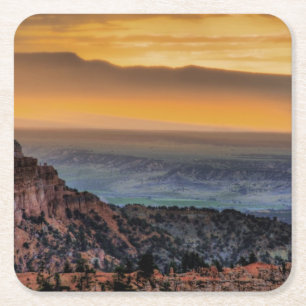 Dessous De Verre Carré Lever de soleil au canyon de Bryce