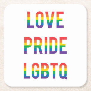 DESSOUS DE VERRE CARRÉ LGBTQ
