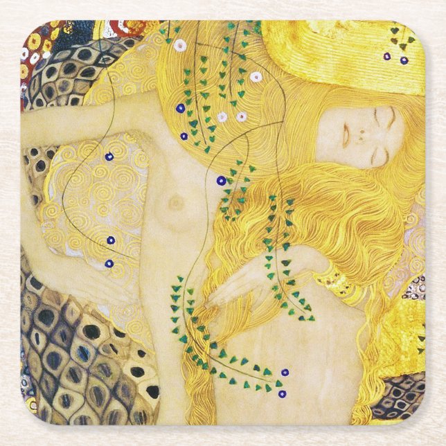 Dessous De Verre Carré L'Hydra, Gustav Klimt (Devant)