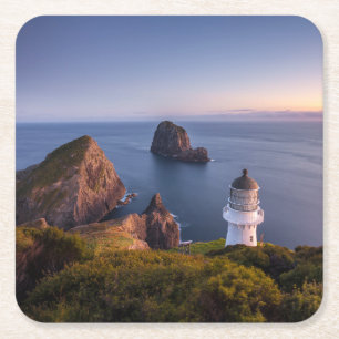 Dessous De Verre Carré Lighthouses   Cape Brett New Zealand