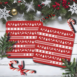 Dessous De Verre Carré Lignes Élégantes de Snowflakes