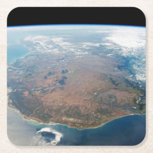 Dessous De Verre Carré L'Île De Madagascar.