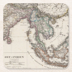 Dessous De Verre Carré L'Inde est