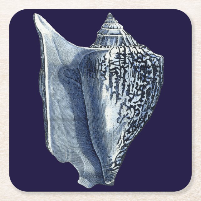 Dessous De Verre Carré L'indigo écosse I (Devant)